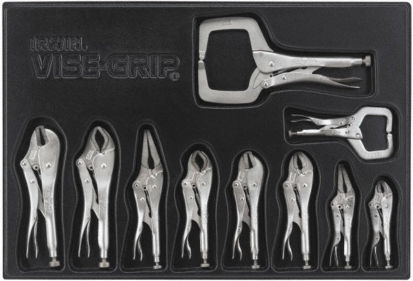 IRWIN Irwin 1078TRAY Locking Plier Set 10 Piece