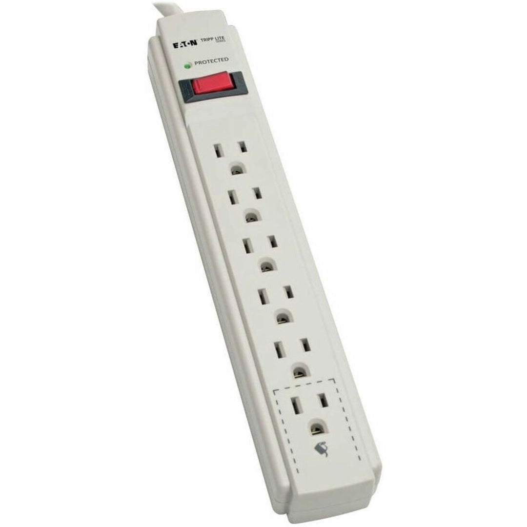 EATON Eaton TRPTLP608 Protect It! Surge Suppressor 990 Joule (6 Outlets, 8 ft Cord, Flat Plug) TLP608