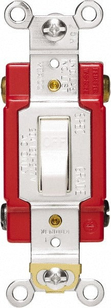EATON Cooper Wiring Devices AH1222W Toggle Wall Switch 20A