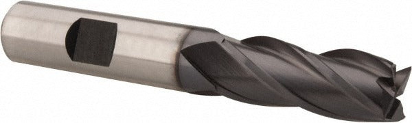 HERTEL Hertel E7039032 Square End Mill 0.5in 4 Flute Cobalt Ticn