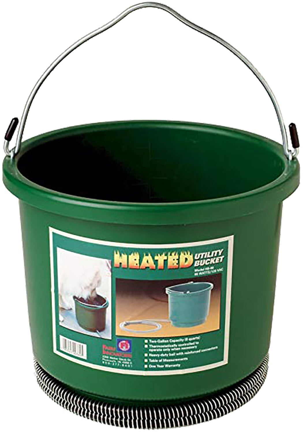 FARM INNOVATORS Farm Innovators HB-60 Heated Bucket 60 Watt (2 Gallon / 9 Quart)