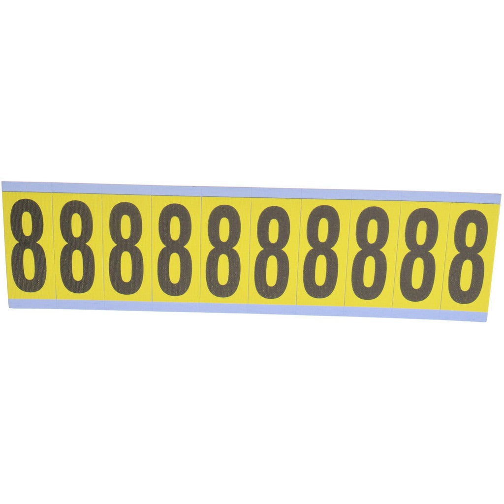 STRANCO Stranco SB5-8 Number Label 8 Vinyl Removable