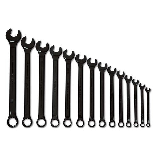WILLIAMS COMFORT PRODUCTS Williams WS-1172BSC Combination Wrench Set Black 15 Pc