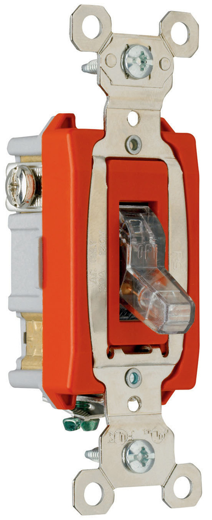 Pass & Seymour PS20AC1CPL 1pole Pilot Lighted Switch, 20A 120V