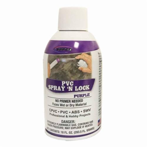 VAPCO VAPCO PVC-SNLP PVC Spray N Lock Purple Adhesive