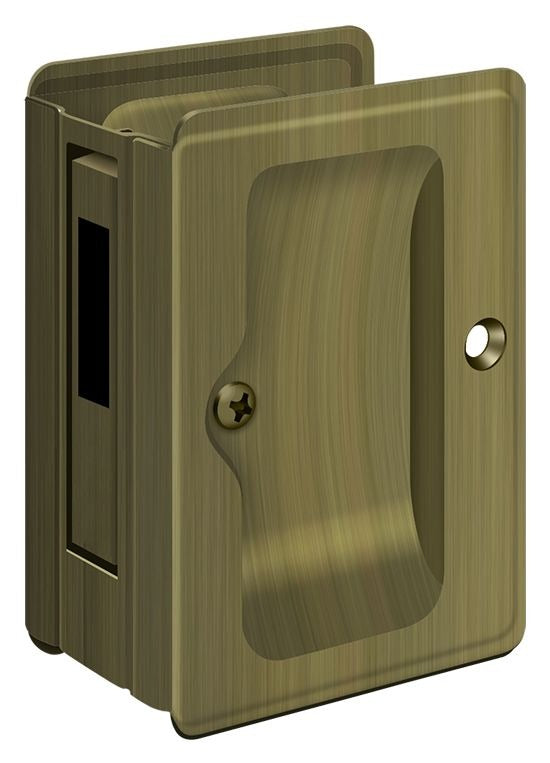 DELTANA Deltana SDAR325U5 Sliding Door Receiver Lock Antique Brass