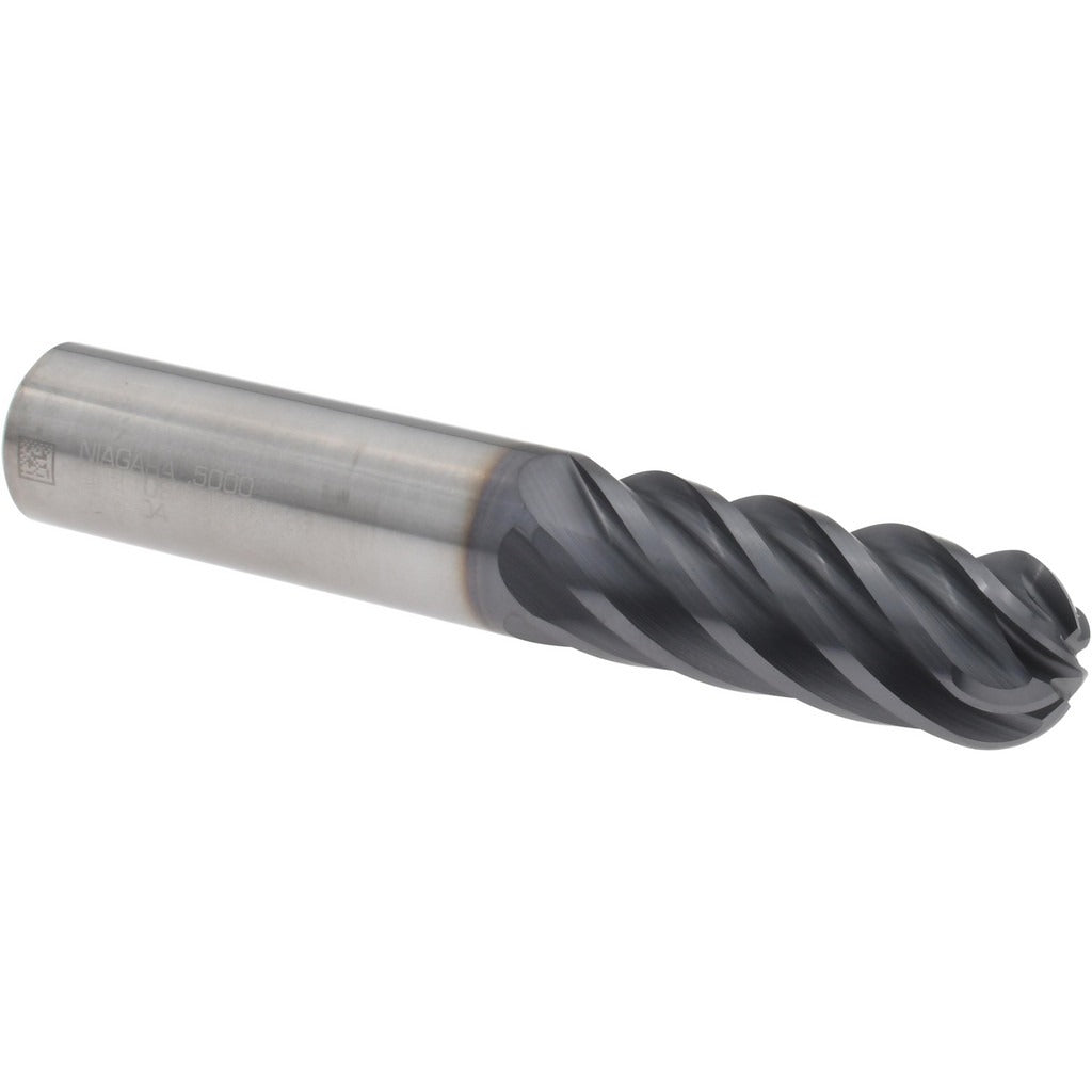 SECO TOOLS Seco 03115956 Ball End Mill 1/2 in 6 Flute Solid Carbide Altin
