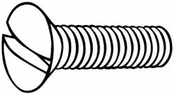 VALUE COLLECTION Value Collection MSOX08035-025BX M8x1.25 Oval Head Screw 25pk