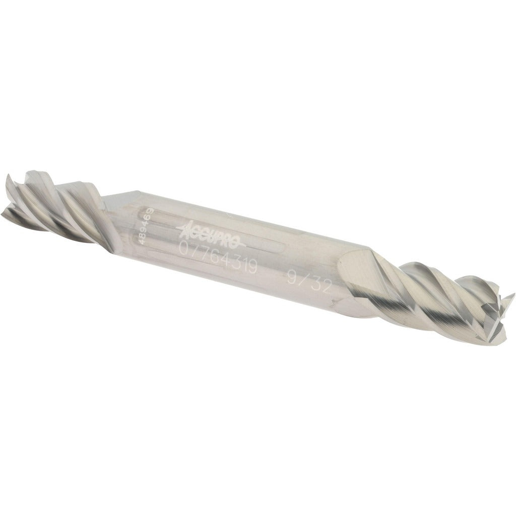 ACCUPRO Accupro 12185224 Square End Mill 9/32 in 4 Flute Carbide
