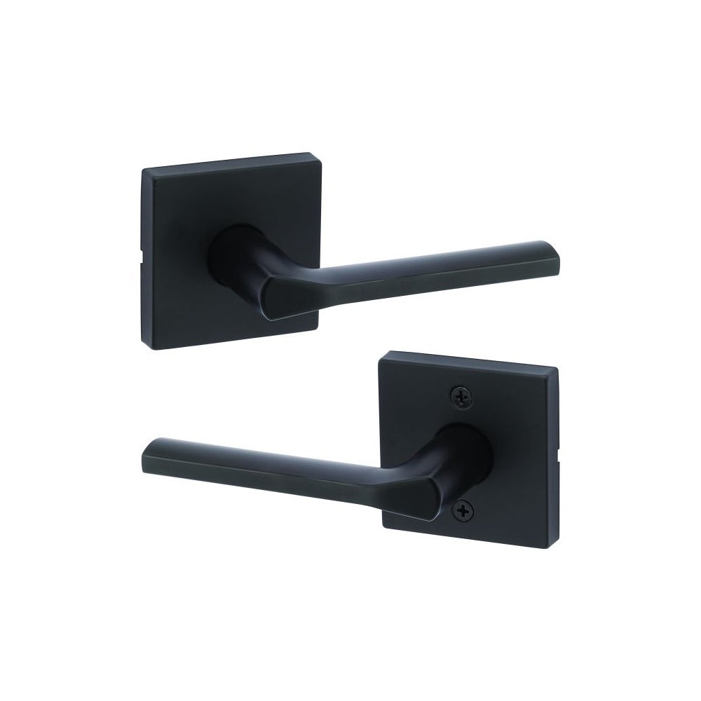 KWIKSET Kwikset 720LSLSQT-514 Lisbon Passage Door Lock Matte Black