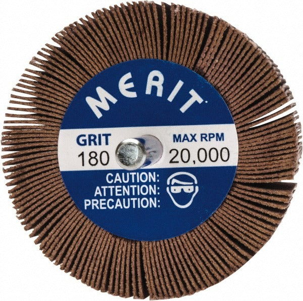 MERIT Merit Abrasives 08834143806 Mounted Flap Wheel 180 Grit
