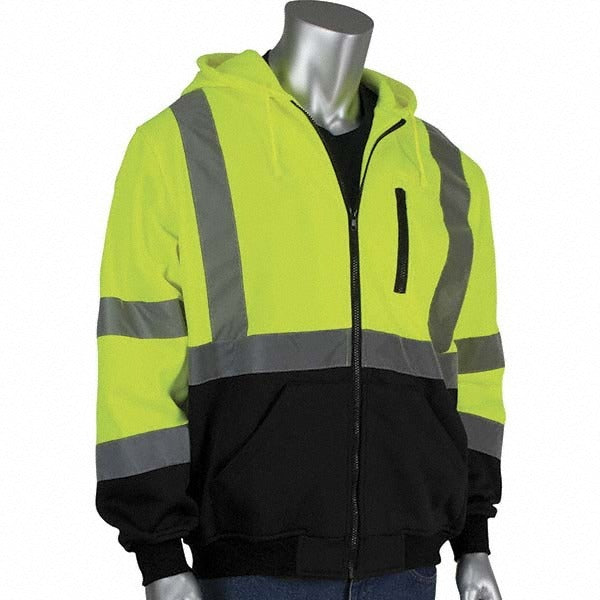 PIP Pip 323-1370B-LY/3X Class 3 Hi-vis Fleece Hoodie 3XL