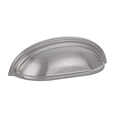 EMTEK Emtek 86173US3NL Cup Pull 4 in Center Unlacquered Brass