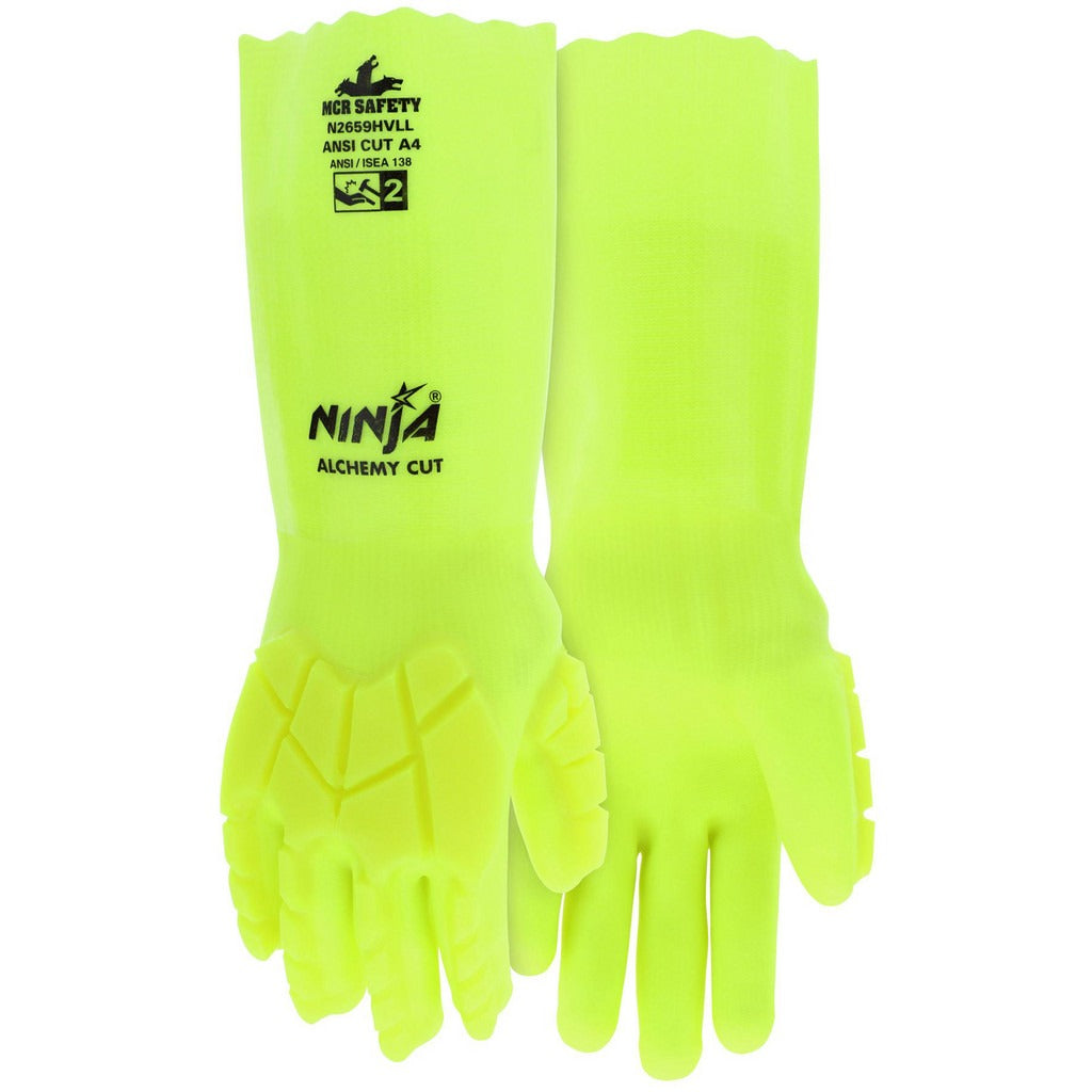MCR SAFETY Mcr Safety N2659HVLM Cut-resistant Gloves Size M Hi-vis