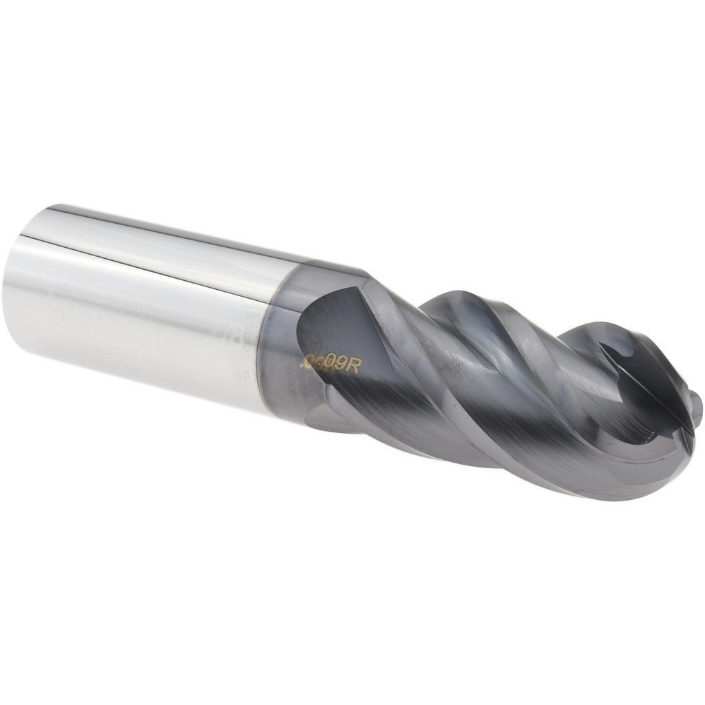 ACCUPRO Accupro 14788688 Ball End Mill 7/8 in 4 Flute Solid Carbide
