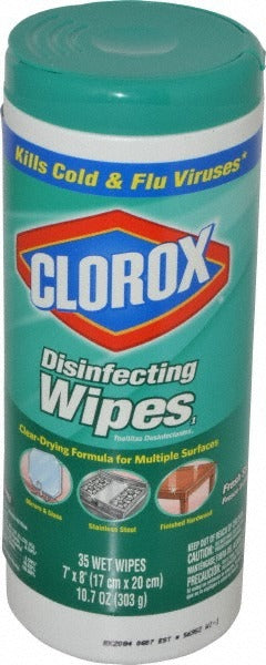 CLOROX Clorox CLO01593CT Disinfecting Wipes 35 Sheets 12 Pack