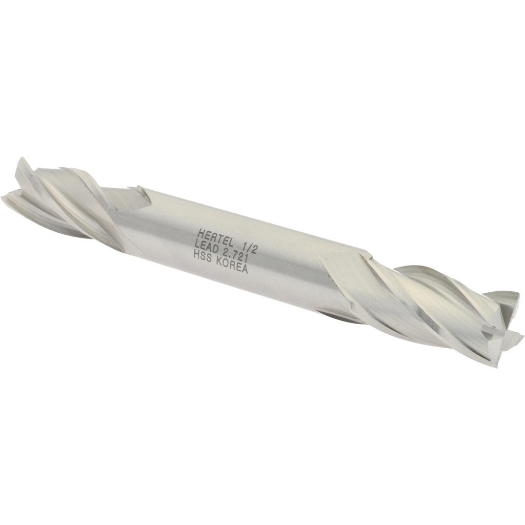 HERTEL Hertel E1053032 Square End Mill 0.5in 4-flute Hss