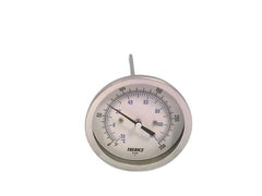 Trerice B8320927 3 Dial Rear Conn Bimetal Thermometer