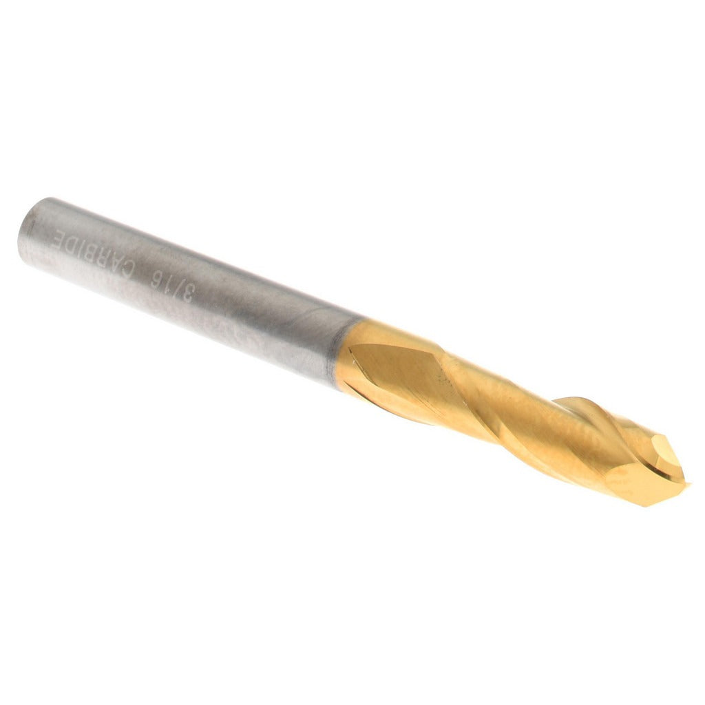 HERTEL Hertel E6249012 Ball End Mill 0.1875 in 2 Flute Carbide Tin