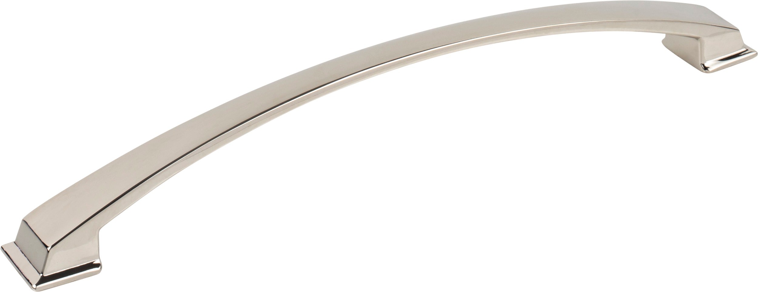 JEFFREY ALEXANDER Jeffrey Alexander 944-224NI Arched Cabinet Pull Polished Nickel