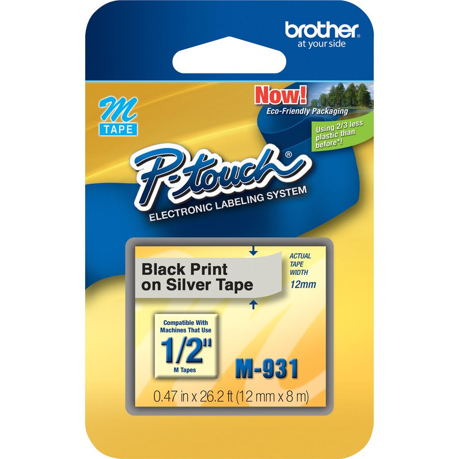 BROTHER Brother BRTM931 Tape Label 1/2 inches (26.2 ft) M931