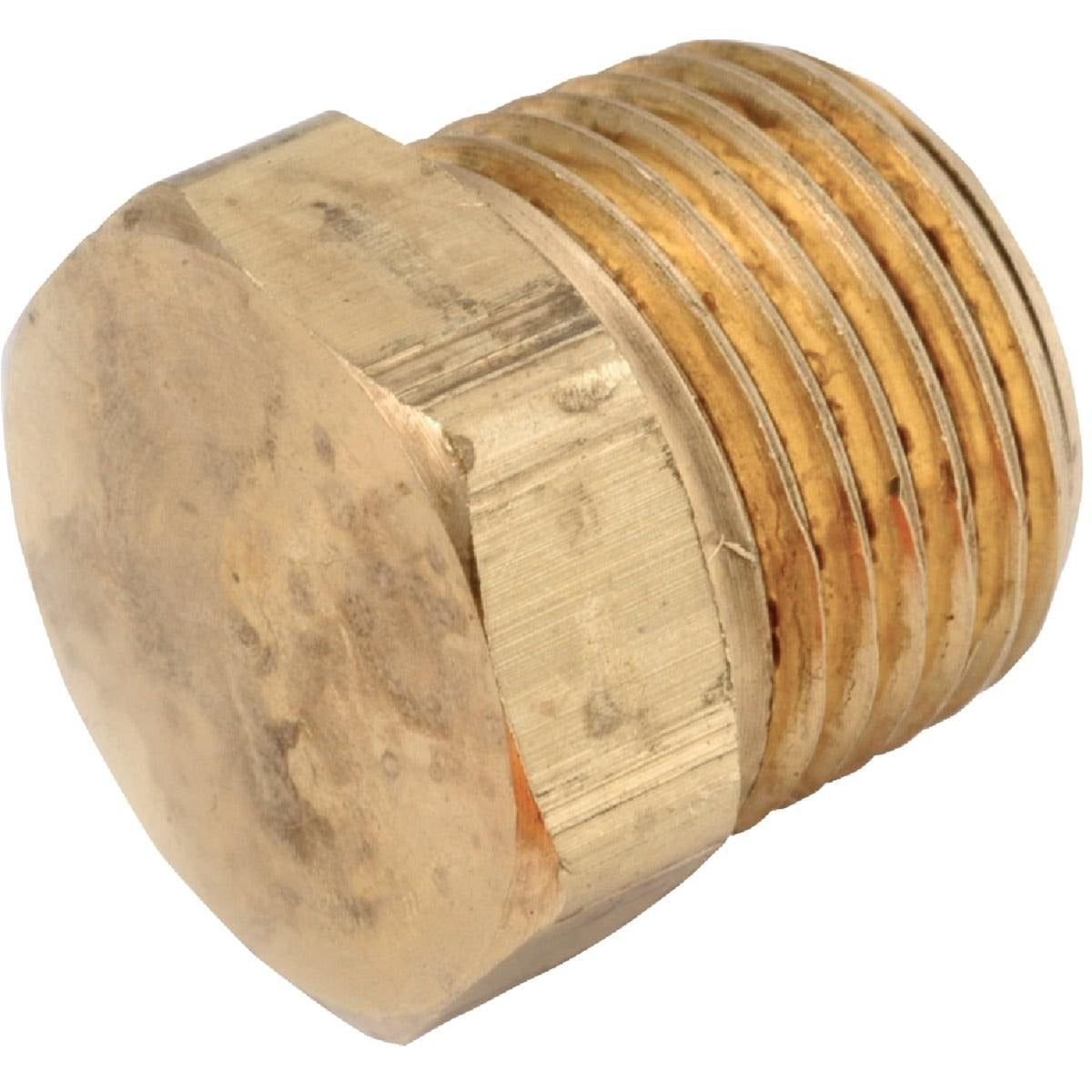 ANDERSON METALS Anderson Metals 756121-06 Low Lead Hex Head Brass Hex Plug (3/8 in Each)