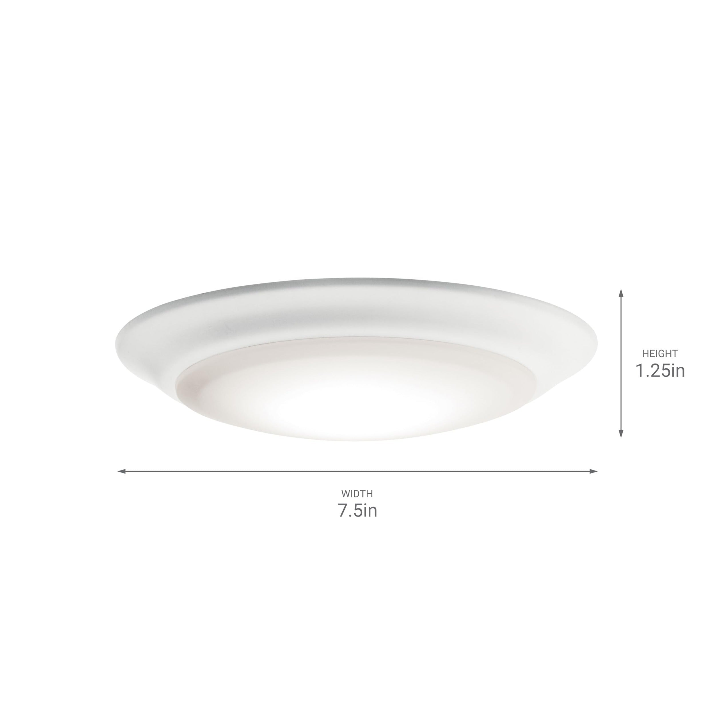 KICHLER Kichler 43846WHLED30B Led Flush Mount Downlight 3000K