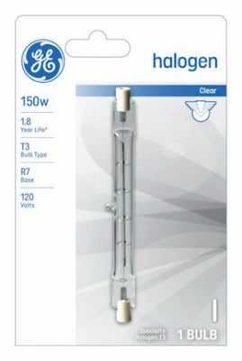 GE G E Lighting 19378 150W Halogen Quartz Bulb Double Ended
