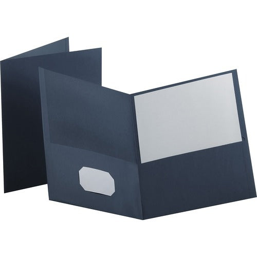 OXFORD Oxford OXF57538 Two Pocket Leatherette Folder Box of 25