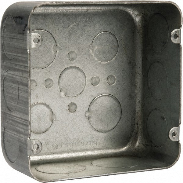 EATON Cooper Crouse-hinds TP835 Steel Square Outlet Box 1 Gang