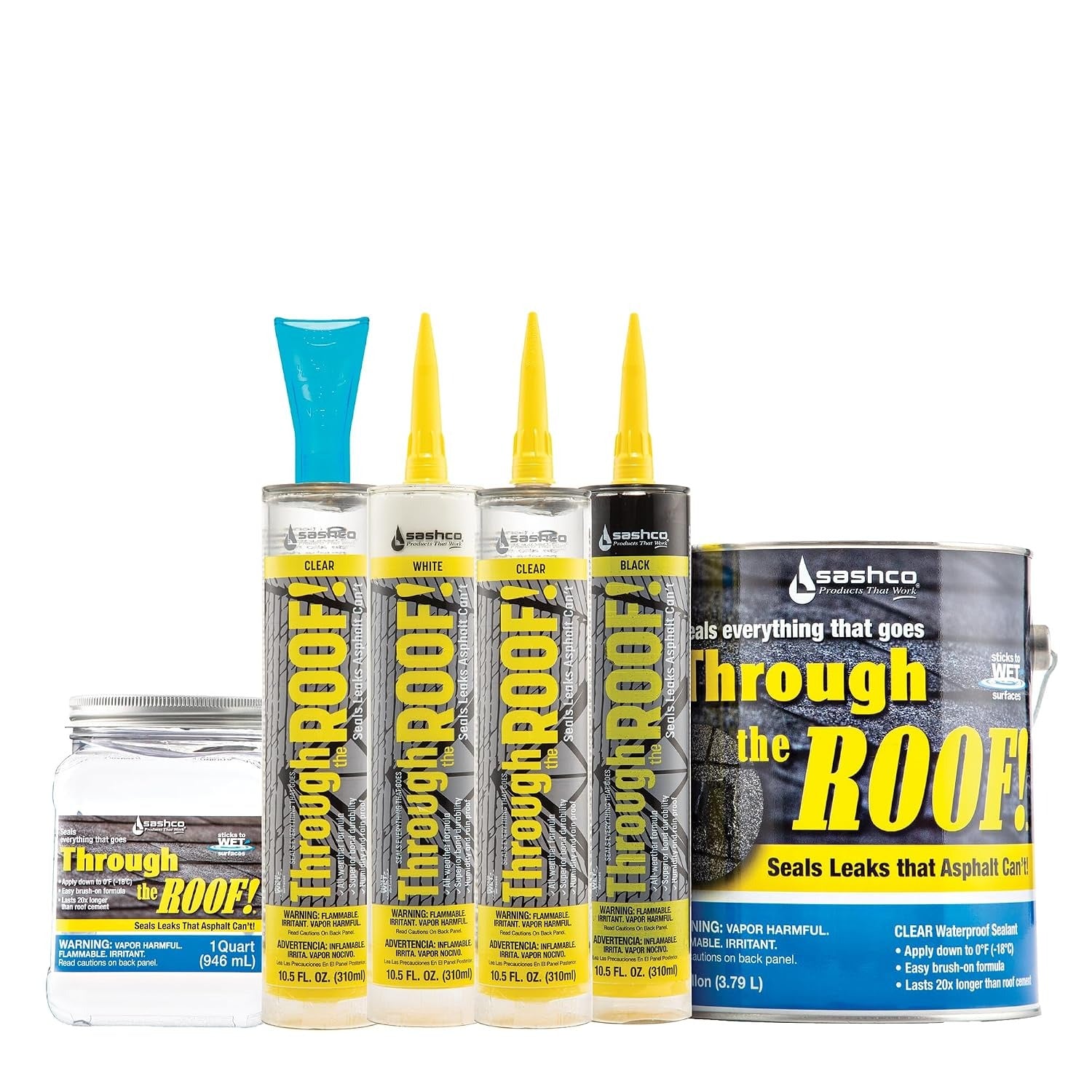 SASHCO Sashco 14010 Through the Roof Sealant 10.5 oz Cartridge (Pack of 12)