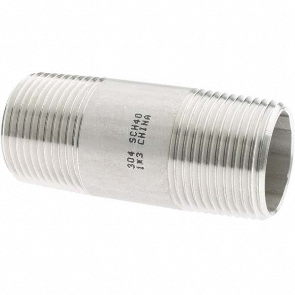 VALUE COLLECTION Value Collection 4BN1*3 Ss Pipe Nipple 1 in Sch 40 Gr 304