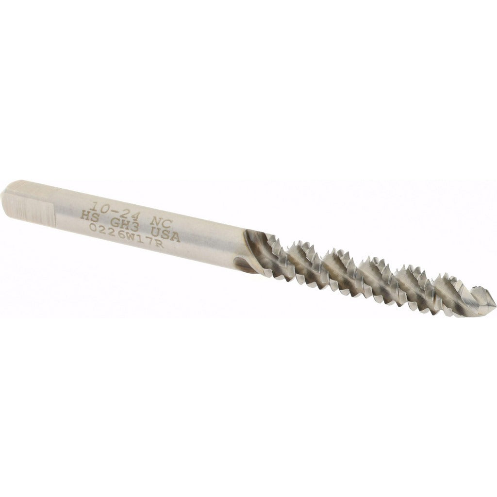 HERTEL Hertel K008251AS Spiral Flute Tap 10-24 Unc Hss