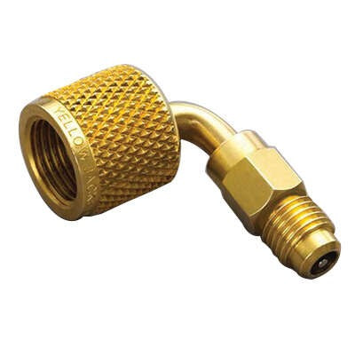 YELLOW JACKET Yellow Jacket 19221 Quick Coupler (5/16 Qc x 1/4 Mfl, 90 degree)