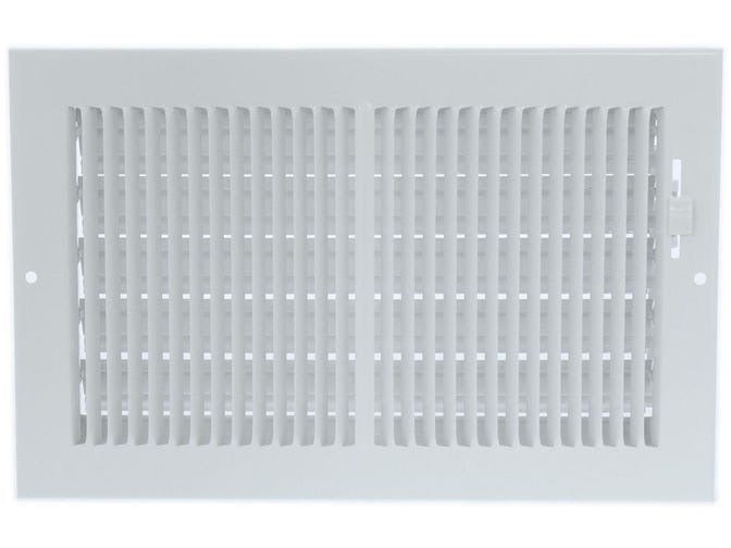 HART & COOLEY Hart Cooley 10812 2-way Sidewall Ceiling Register 8x4