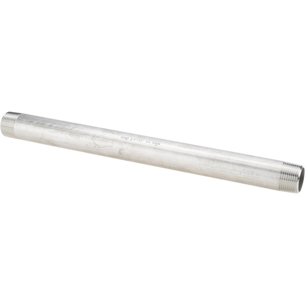 VALUE COLLECTION Value Collection 6BN3/4X12 Ss Pipe Nipple Sch 40 Npt
