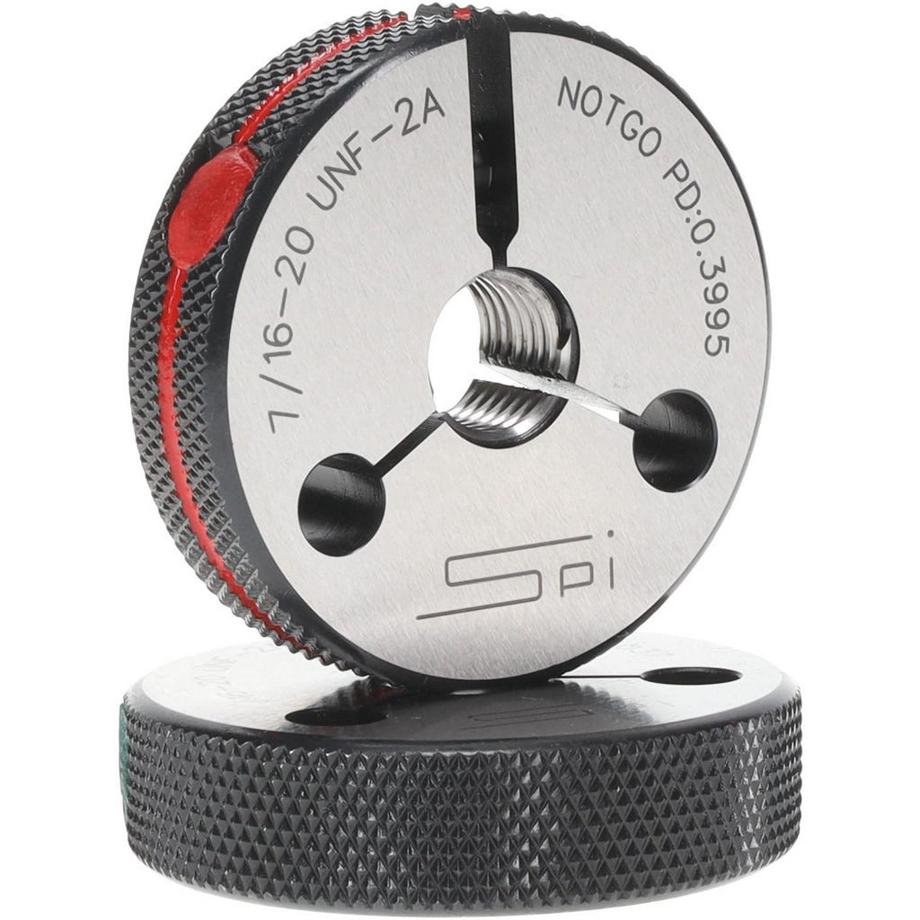 SPIROTHERM Spi 23-171-2 Threaded Ring Gage 7/16-20 Class 2A Go No Go