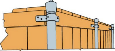 SIMPSON STRONG-TIE Simpson Strong Tie PGT2-R Pipe Grip Tie 2-3/8 Inches