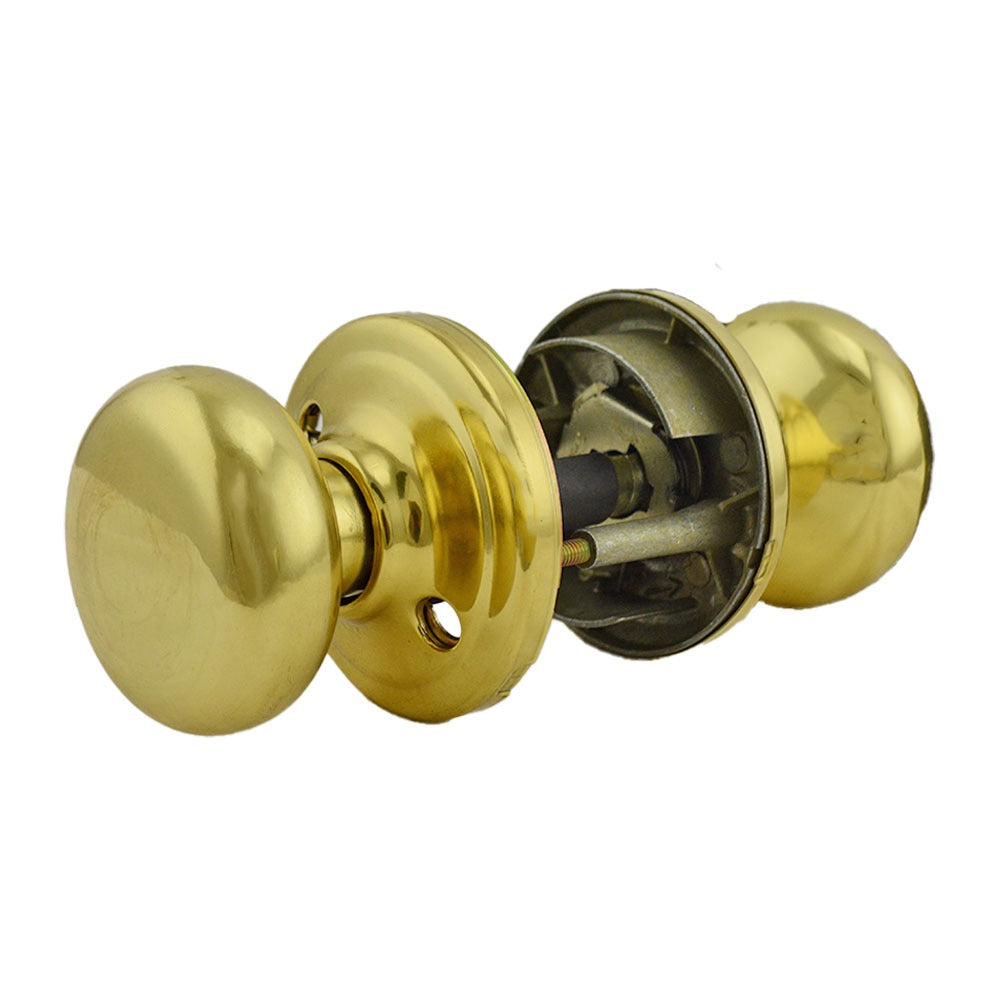 KWIKSET Kwikset 750H-3S Hancock Storeroom Knob Lock Bright Brass