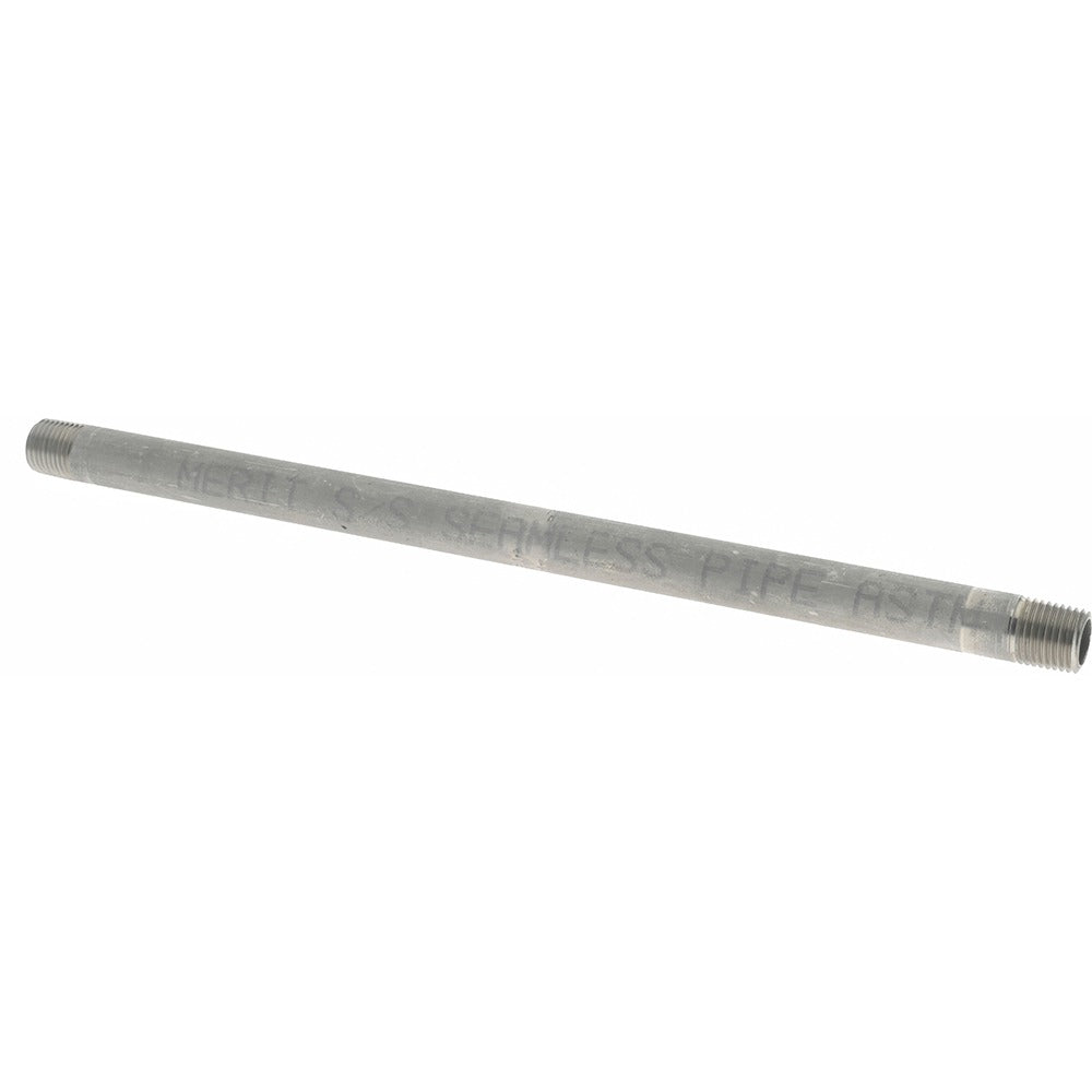 MERIT BRASS Merit Brass 6004-1000 Ss Pipe Nipple 1/4 in Grade 316 Sch 40