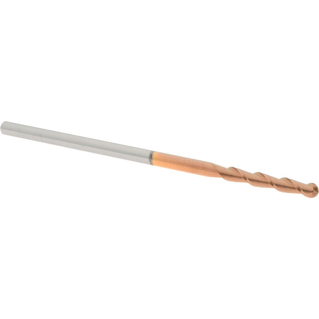 ACCUPRO Accupro 12184275 Ball End Mill 0.125 in 2 Flute Carbide Ticn