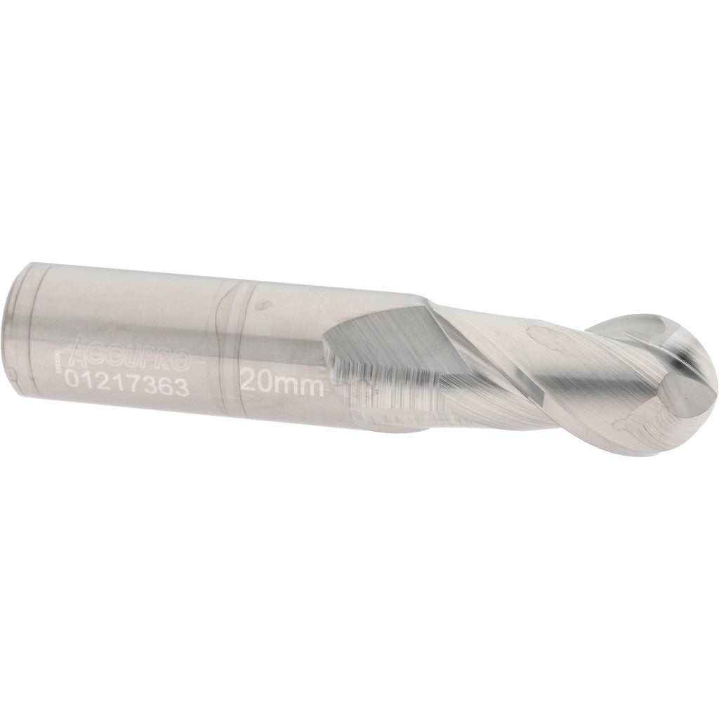 ACCUPRO Accupro 12184055 Ball End Mill 0.7874 in 2 Flute Carbide