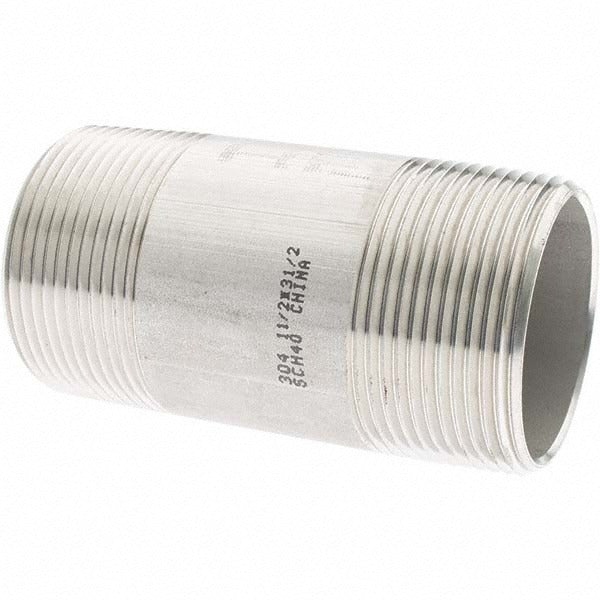 VALUE COLLECTION Value Collection 4BN11/2*31/2 Ss Pipe Nipple 1-1/2 in Sch 40