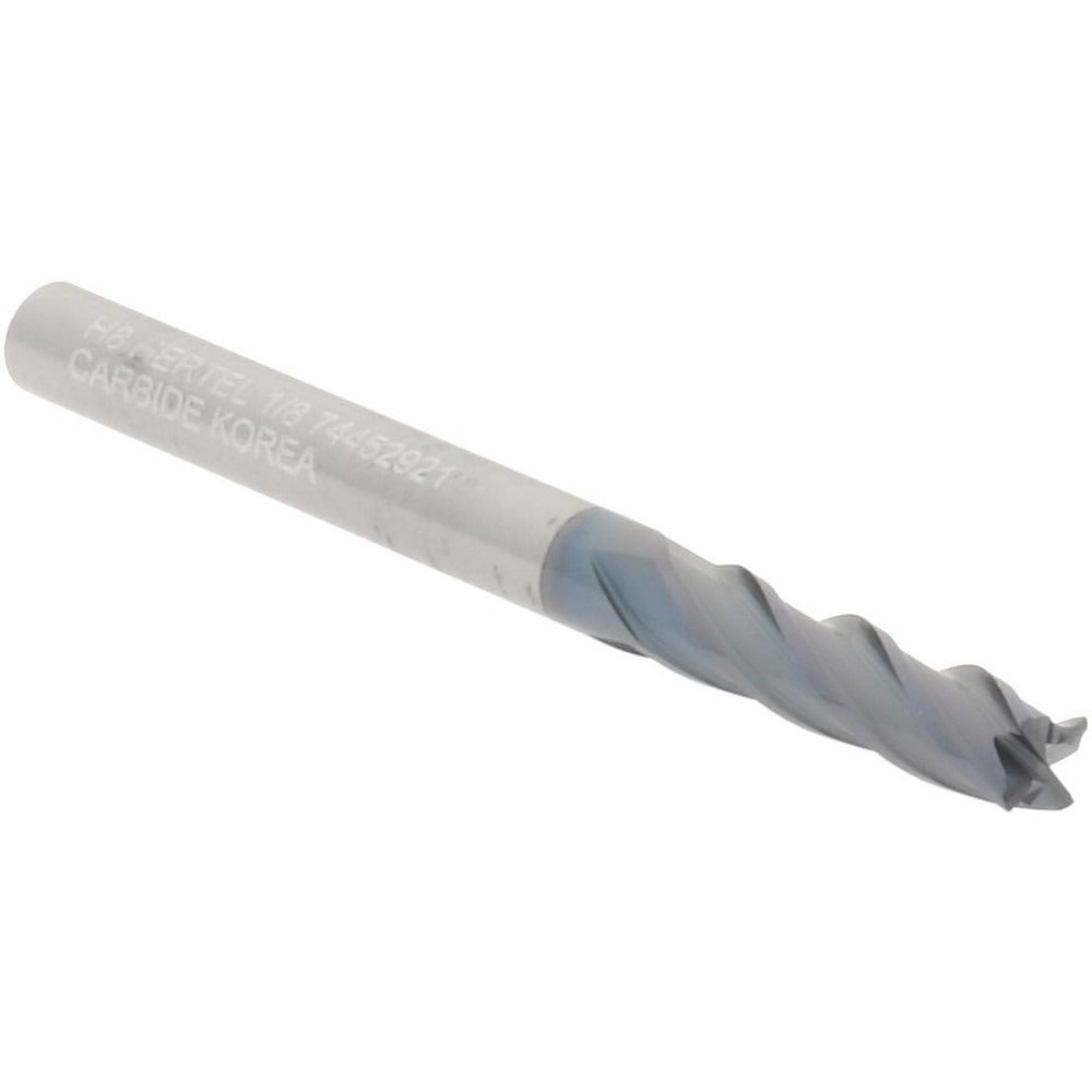 HERTEL Hertel 750230 Square End Mill 1/8 in 4 Flute Solid Carbide