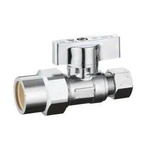 EASYFLEX Easyflex efsv-st-12cp38c Straight Stop Valve 1/2x3/8in