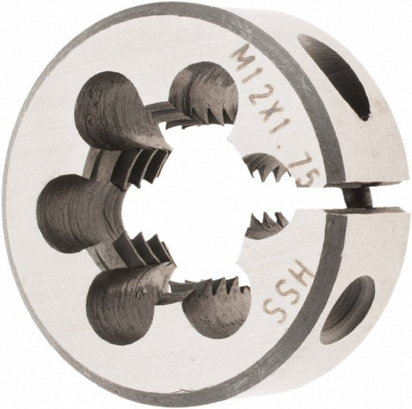 VALUE COLLECTION Value Collection 20491 Round Die M12x1.75 1 Inch Od Hss