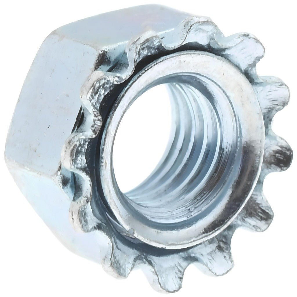 VALUE COLLECTION Value Collection 525036PS M5x0.8 L-lock Hex Nut Zinc Steel