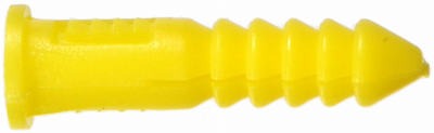 HILLMAN Hillman Fasteners 370326 Plastic Anchor 100 Pack 7/8 Inch