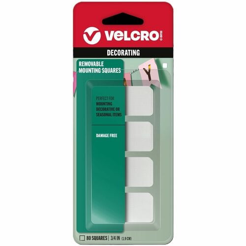 VELCRO Velcro Industries VEK30171 Mounting Tape Squares 80 Pack