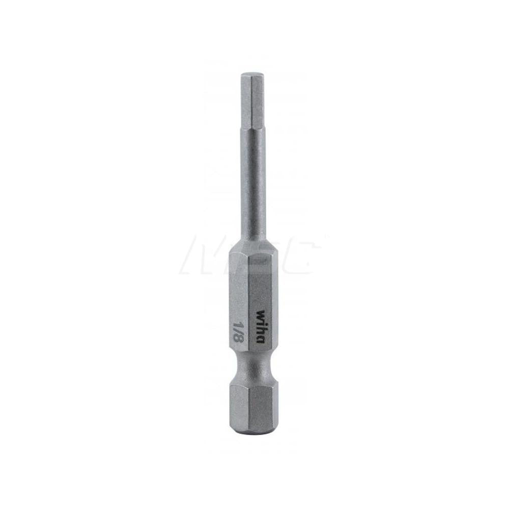WIHA Wiha 74313 Power Screwdriver Bit 1/8 Inch Hex Drive 10 Pack